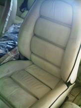 Cream Seat Before Repair
