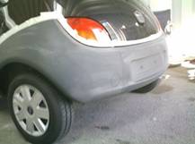 Ford KA before repair and recolour
